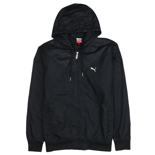 Puma 90's Hooded Full Zip Up Windbreaker XXLarge (2XL) Black