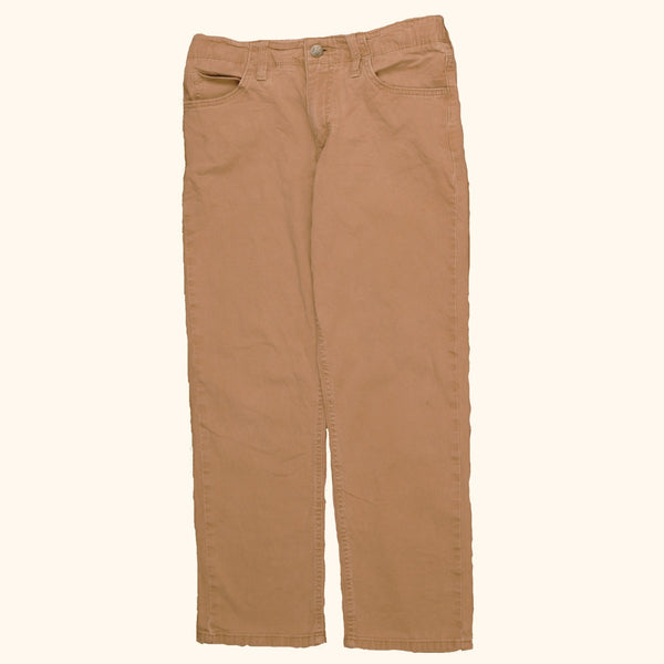 Lee 90's Straight Leg Baggy Trousers / Pants 30 Tan Brown