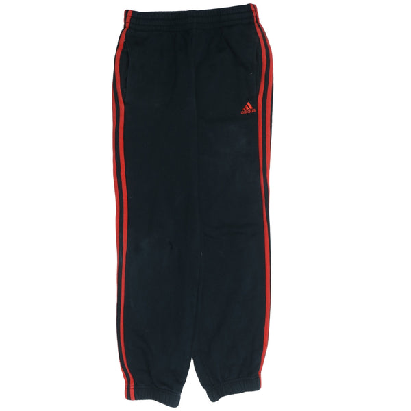 Adidas 90's Tracksuit Elasticated Waistband Drawstrings Joggers / Sweatpants Medium Black