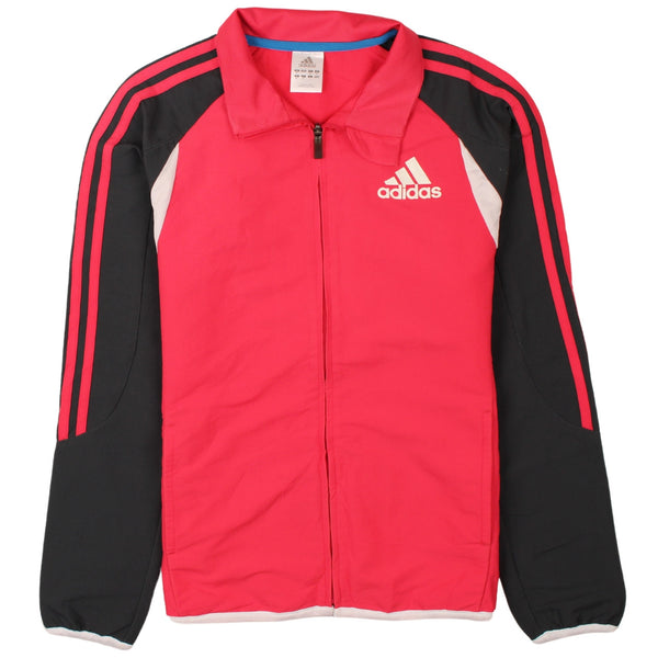 Adidas 90's Track Jacket Full Zip Up Windbreaker Medium Pink