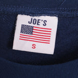 Joes 90's Crewneck Sweatshirt Small Blue