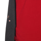 Nautica - Red and Grey Quarter Zip Sweatshirt - XLarge