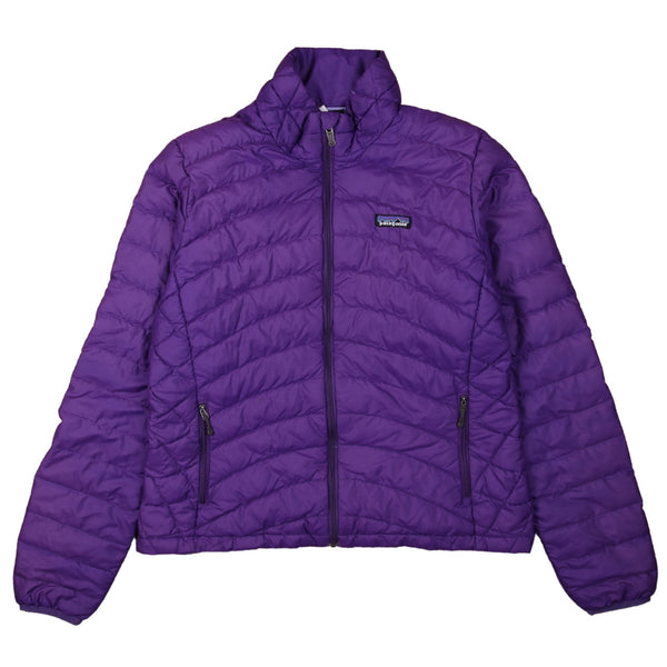 Patagonia 90's Lightweight Full Zip Up Puffer Jacket Large Purple