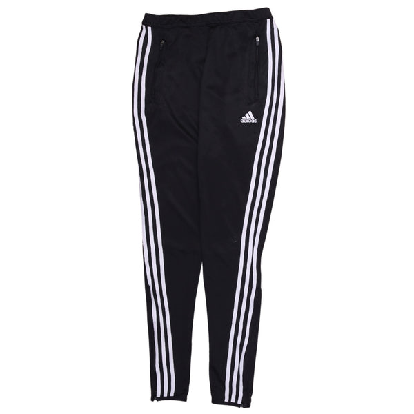 Adidas 90's Drawstring Elasticated Waistband Track Trouser Trousers / Pants Small Black