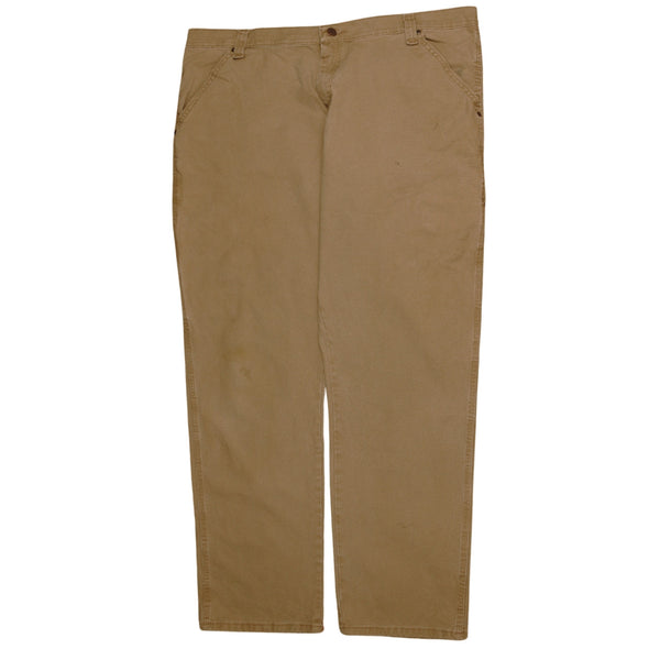 Wrangler 90's Straight Leg Baggy Trousers / Pants 42 Tan Brown