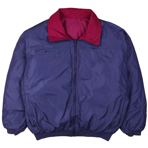 Columbia 90's Lightweight Full Zip Up Windbreaker XXLarge (missing sizing label) Navy Blue