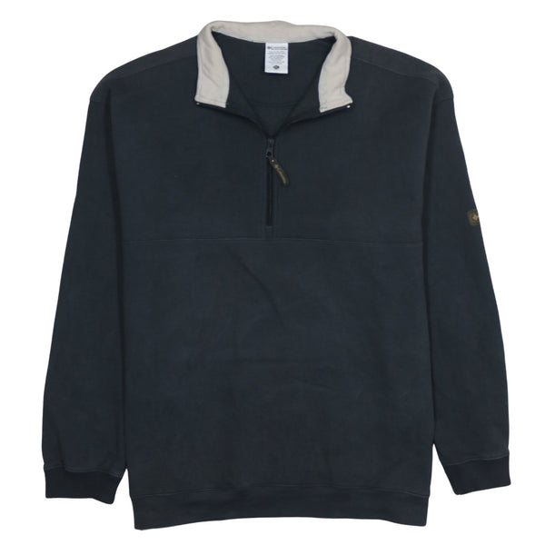 Columbia 90's Lightweight Quarter Zip Sweatshirt XXLarge (2XL) Black