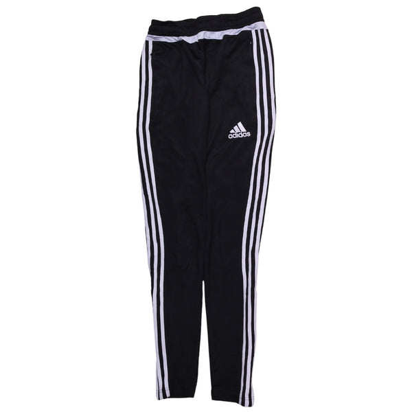 Adidas 90's Elasticated Waistband Drawstring Joggers / Sweatpants XSmall Black