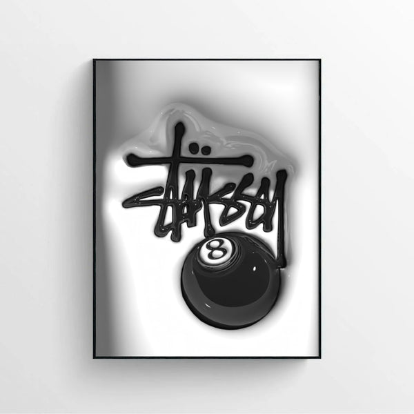 Stussy 8 Ball Poster