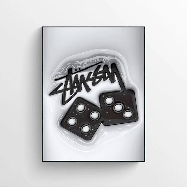 Stussy Dice Poster