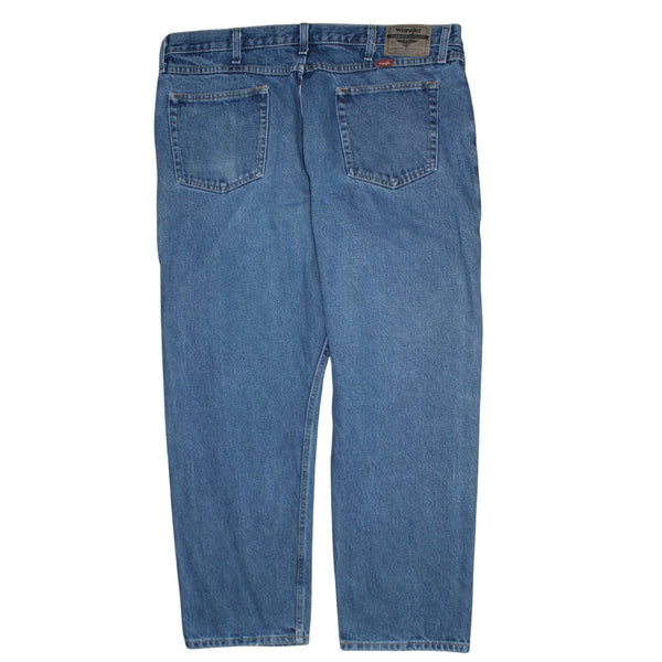 Wrangler 90's Lightwash Straight Leg Baggy Jeans / Pants 36 Blue