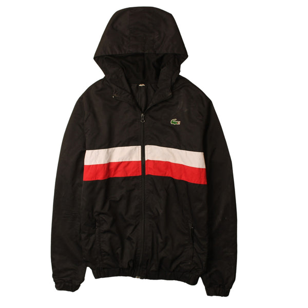 Lacoste 90's Sportswear Full Zip Up Windbreaker Medium Black