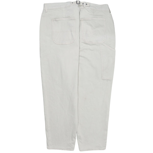 Old Navy 90's Drawstring Pockets Casual Trousers / Pants 40 Beige Cream