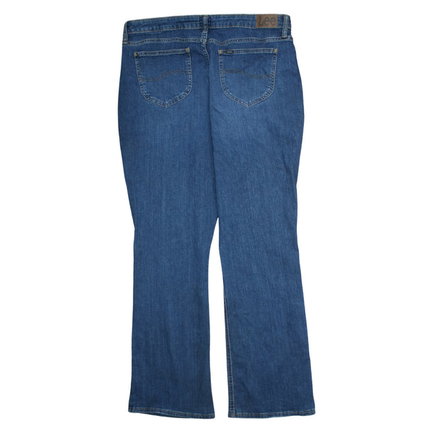 Lee 90's Lightwash Straight Leg Baggy Jeans / Pants 38 Navy Blue