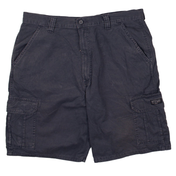 Wrangler 90's Cargo Pockets Shorts 36 Blue