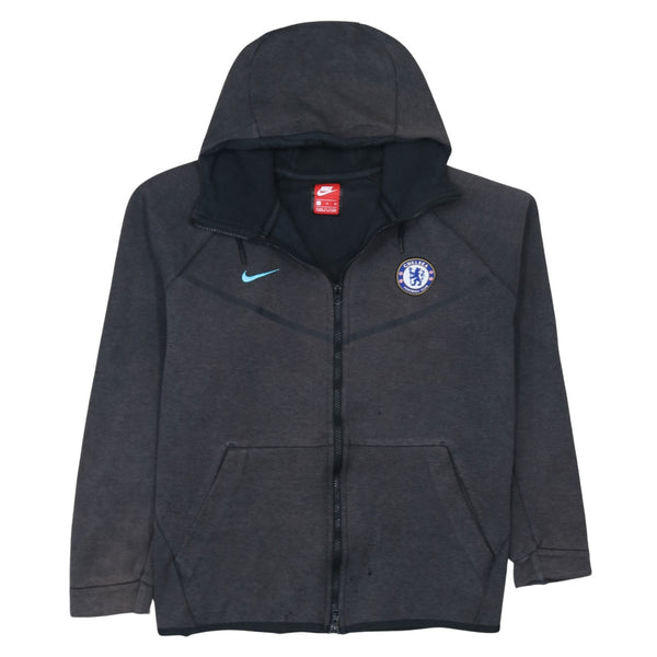 Nike 90's Swoosh Full Zip Up Hoodie XLarge Black