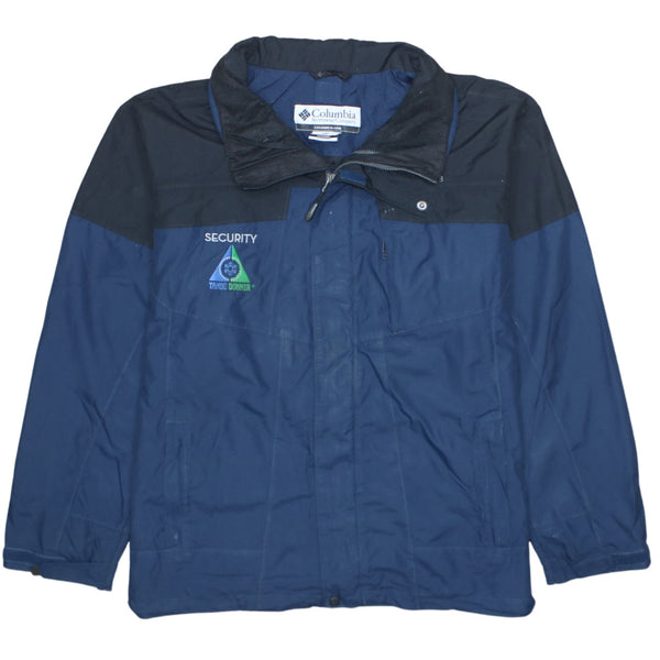 Columbia 90's Vintage Men's XLarge Lightweight Zip Windbreaker Black