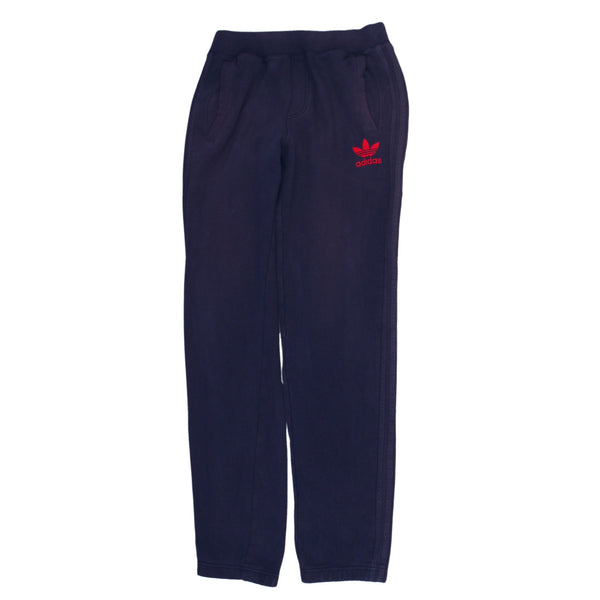 Adidas 90's Tracksuit Casual Joggers / Sweatpants Small Navy Blue