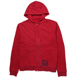 Levi's 90's Sportswear Full Zip Up Hoodie XLarge Red