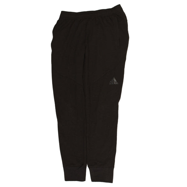 Adidas 90's Elasticated Waistband Drawstrings Joggers / Sweatpants 32 Black