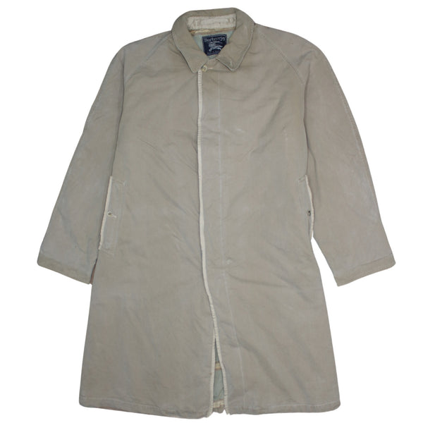 Burberry 90's Plain Lightweight Trench Coat XXLarge  Beige Cream