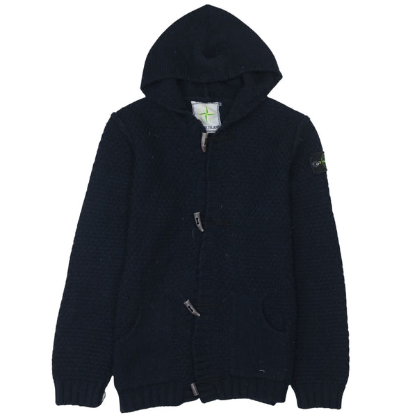 Stone Island 90's Plain Lightweight Hoodie XXLarge (2XL) Navy Blue