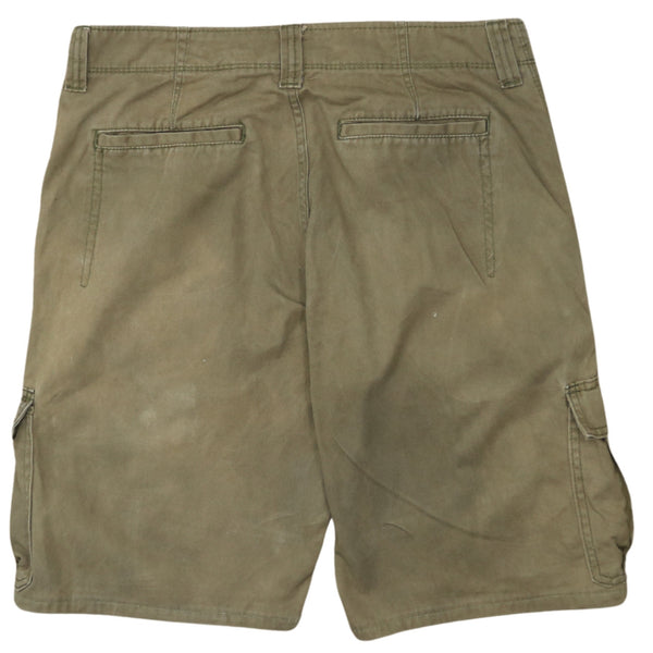 Lee 90's Baggy Chino Shorts Men's 32 Tan Brown Vintage