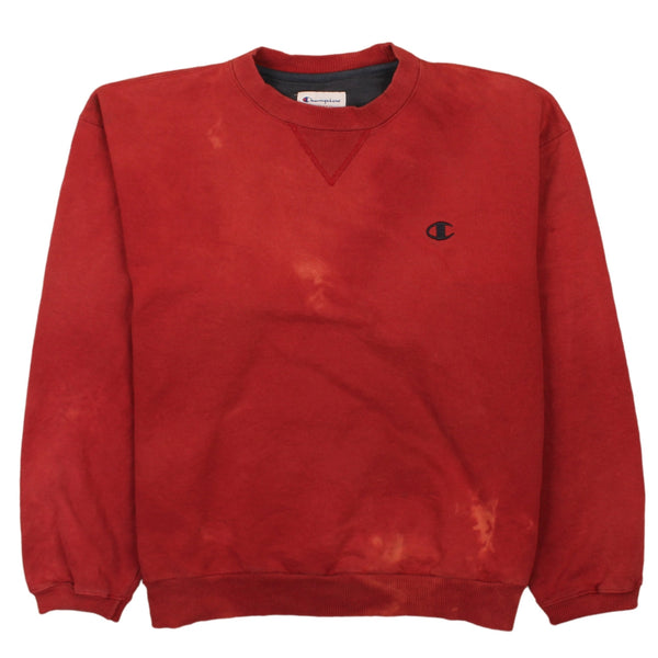 Champion 90's Heavyweight Crew Neck Sweatshirt Large Burgundy Red