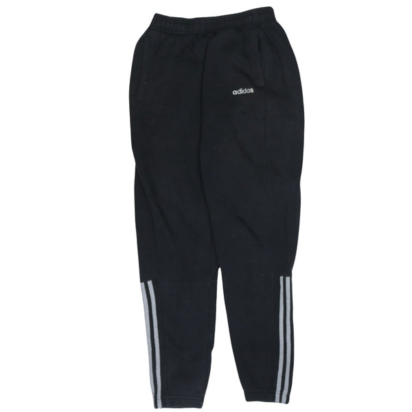 Adidas 90's Elasticated Waistband Drawstrings Casual Joggers / Sweatpants Large Black