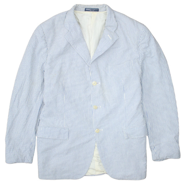 Polo Ralph Lauren 90's Lightweight Button Up Blazer Medium  White