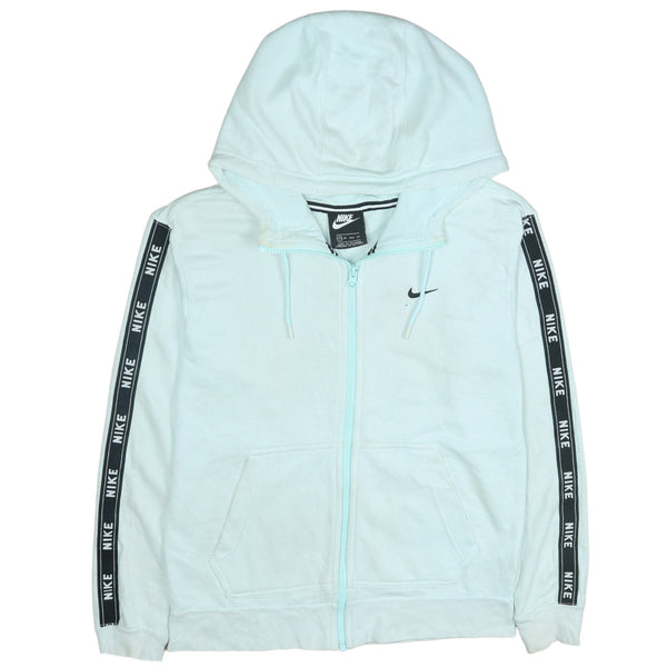 Nike 90's Swoosh Full Zip Up Hoodie XSmall Blue