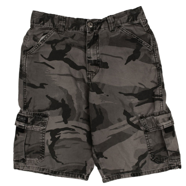 Wrangler 90's Cargo Pockets Shorts 28 Grey