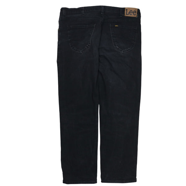 Lee 90's Lightwash Straight Leg Baggy Jeans / Pants 38 Black