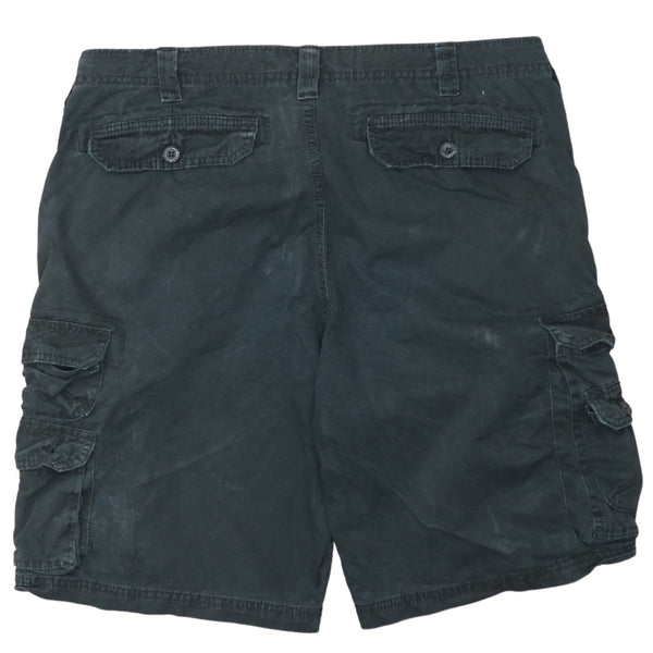 Lee 90's Black Baggy Chino Shorts Size 38