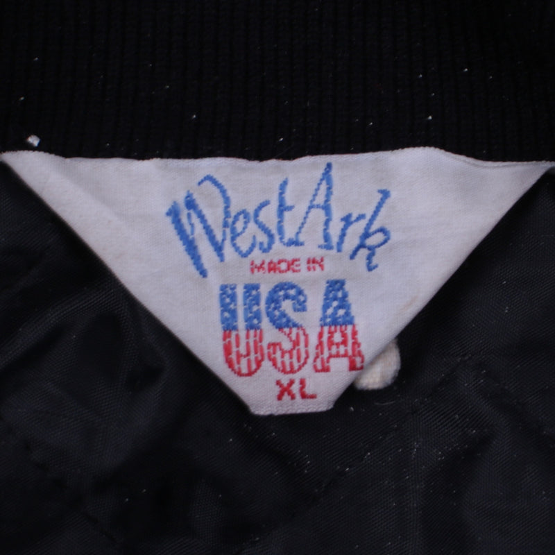Westark 90's Leightweight Button Up Bomber Jacket XLarge Black