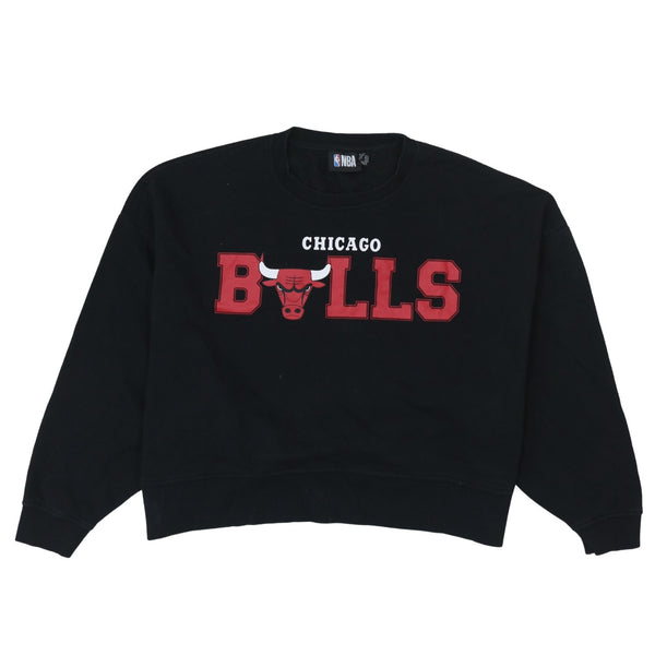 NBA 90's Chicago Bulls Crew Neck Sweatshirt XLarge Black