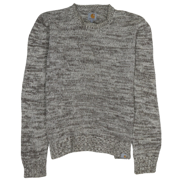 Carhartt 90's Plain Crew Neck Sweatshirt Large Beige Cream