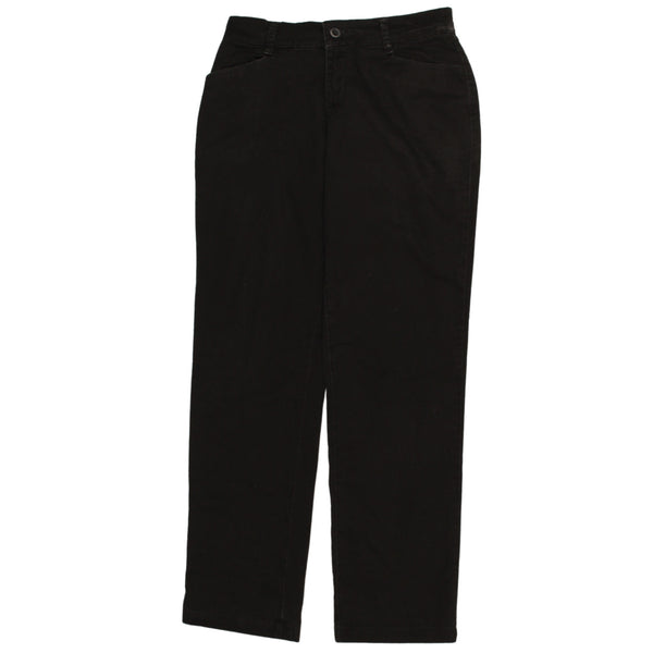 Lee 90's Chino Baggy Straight Leg Trousers / Pants Medium Black