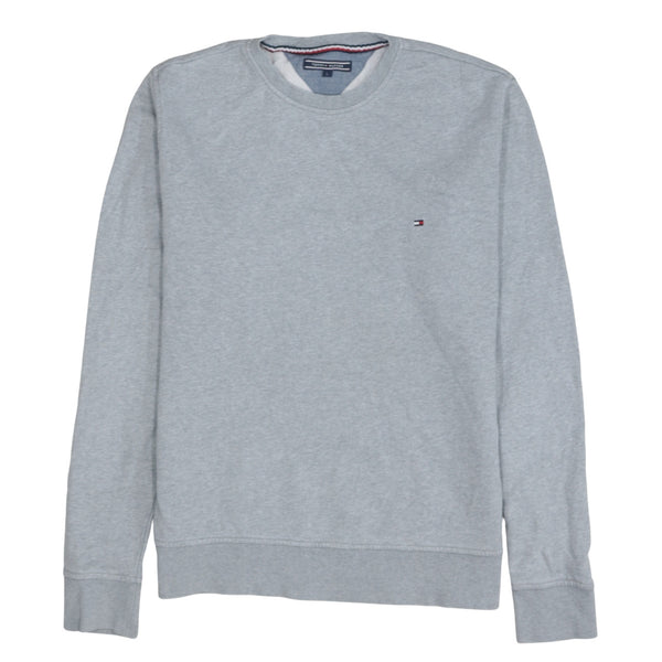 Tommy Hilfiger 90's Lightweight Crew Neck Sweatshirt Large Grey