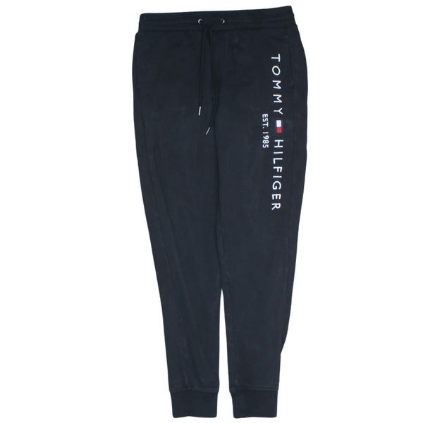 Tommy Hilfiger 90's Vintage Black Joggers Sweatpants Women's M Cotton