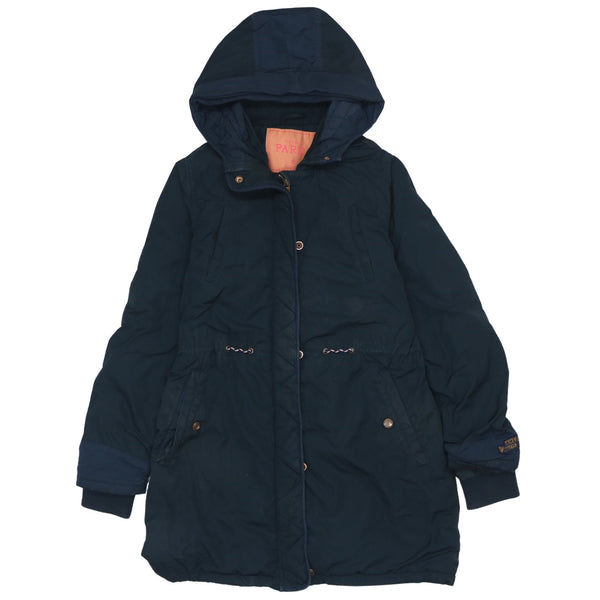 Active 90's Black Hooded Full Zip Windbreaker Jacket Men's XS