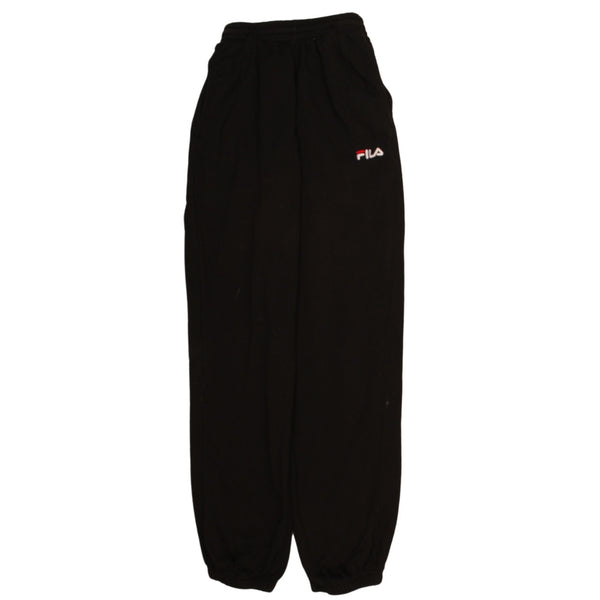 Fila 90's Casual Joggers / Sweatpants Small Black