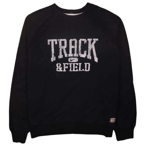 Nike 90's Track & Field Crew Neck Sweatshirt XLarge Black