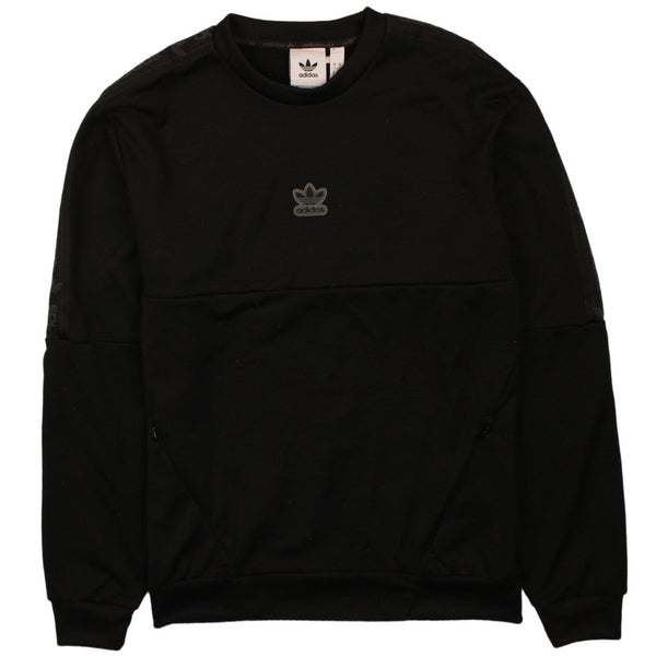 Adidas 90's Heavyweight Crew Neck Sweatshirt Small Black