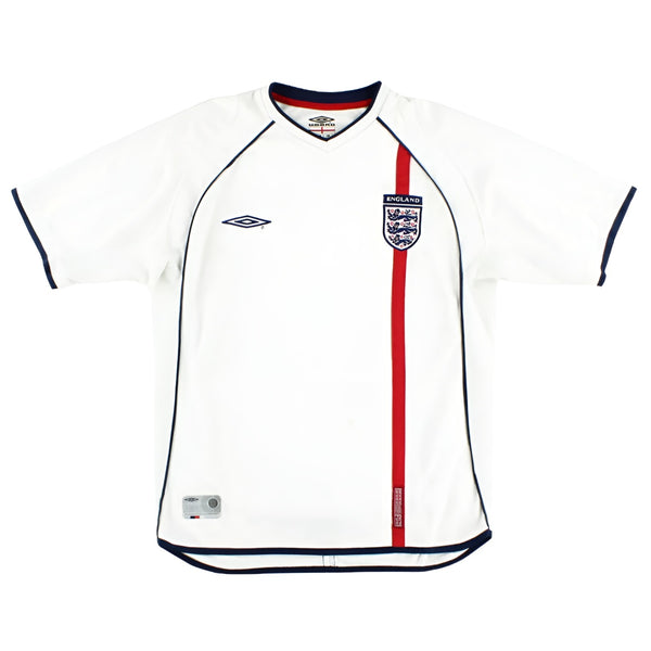 Retro England Home Shirt 2002 Football Shirt