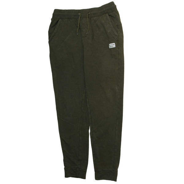 Active 90's Casual Joggers / Sweatpants Medium Green