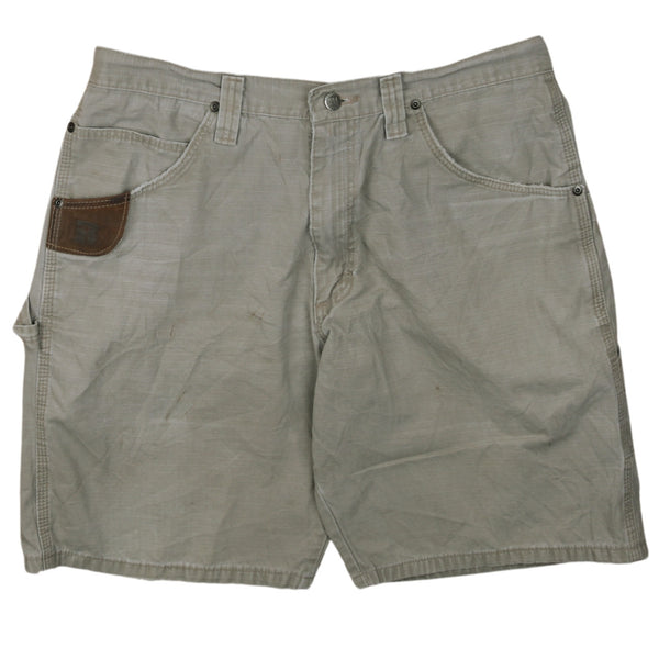 Riggs 90's Baggy Chino Shorts 34 Grey