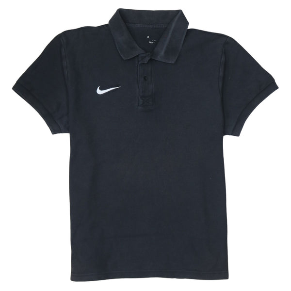 Nike 90's Swoosh Short Sleeves Polo Shirt Medium  Black