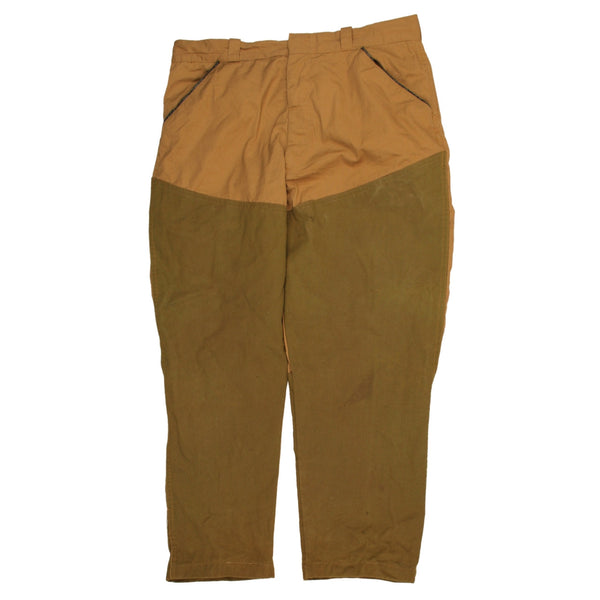 Field and Fireside 90's Straight Leg Baggy Trousers / Pants 36 Tan Brown