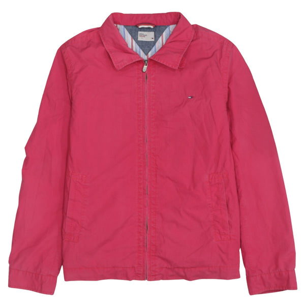 Tommy Hilfiger 90's Lightweight Full Zip Up Windbreaker Large Red